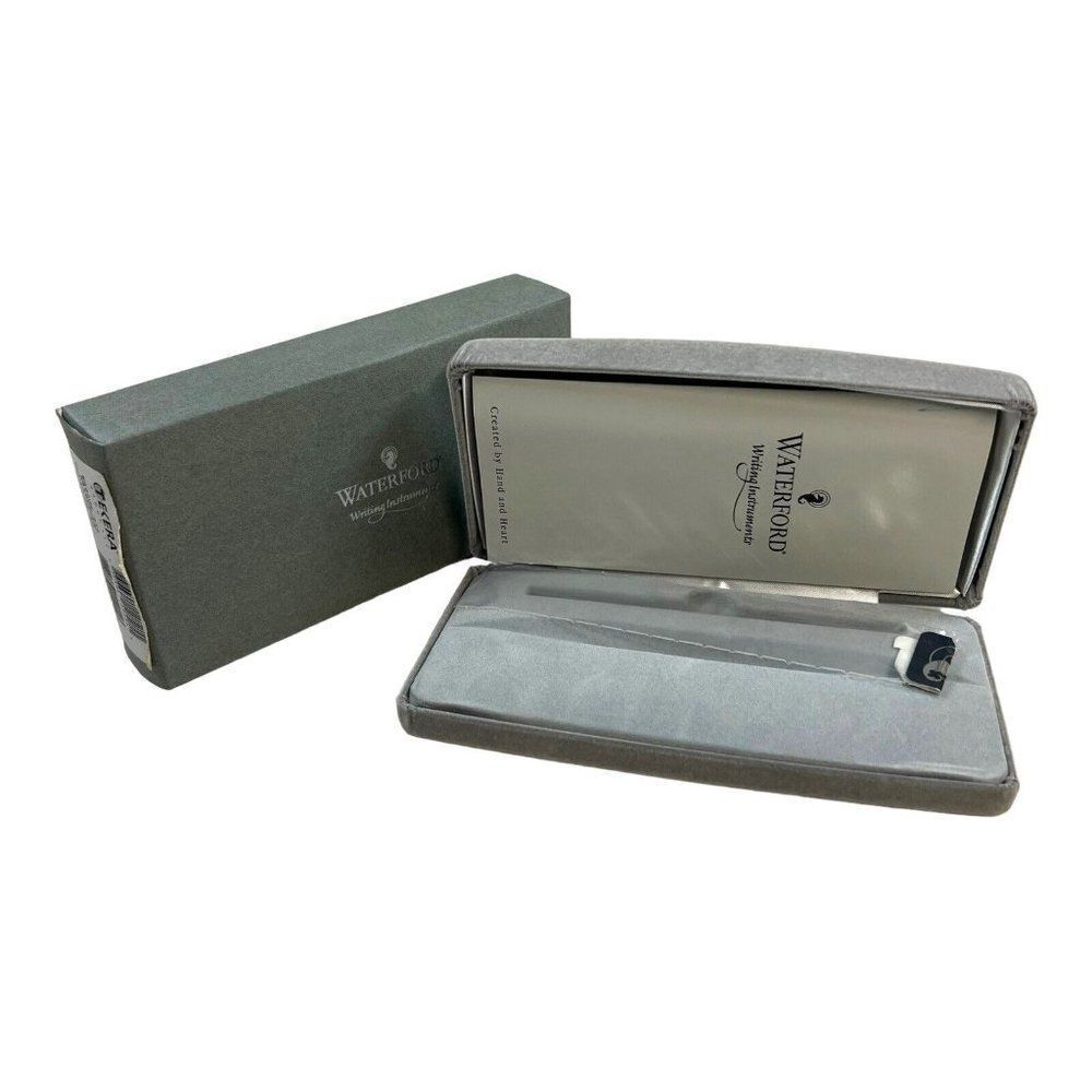 Waterford Writing Instruments Empty Pen Box With Booklet 6.5 X 3.25 Hard Sided